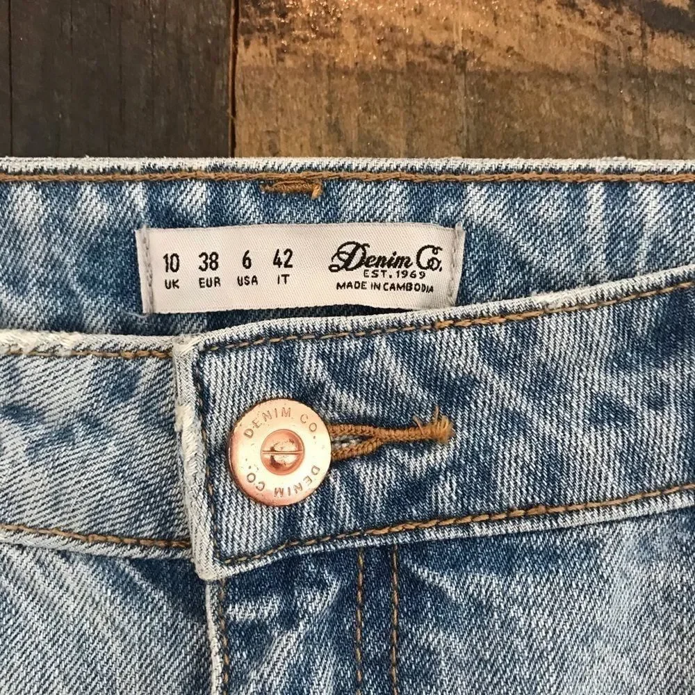 Denim Co Primark  distressed jeans with sequins - Picture 7 of 15